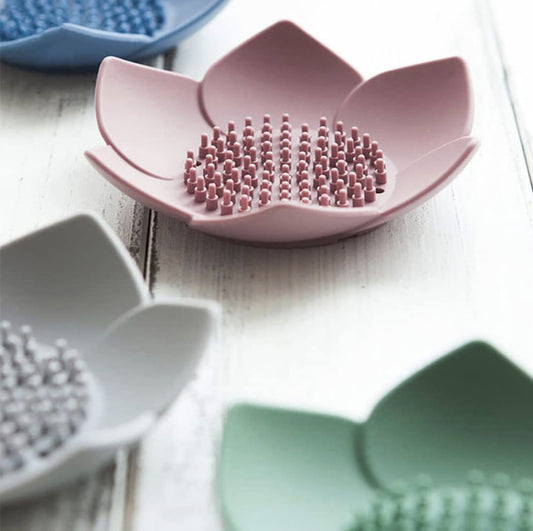 Lotus Flower Silicone Soap Tray